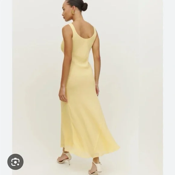 Reformation Emmeline Yellow Dress - Picture 2 of 6